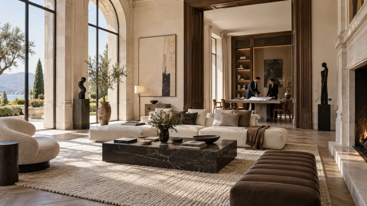 Un cabinet de conseil luxe transforme la maison sans diluer sa désirabilité